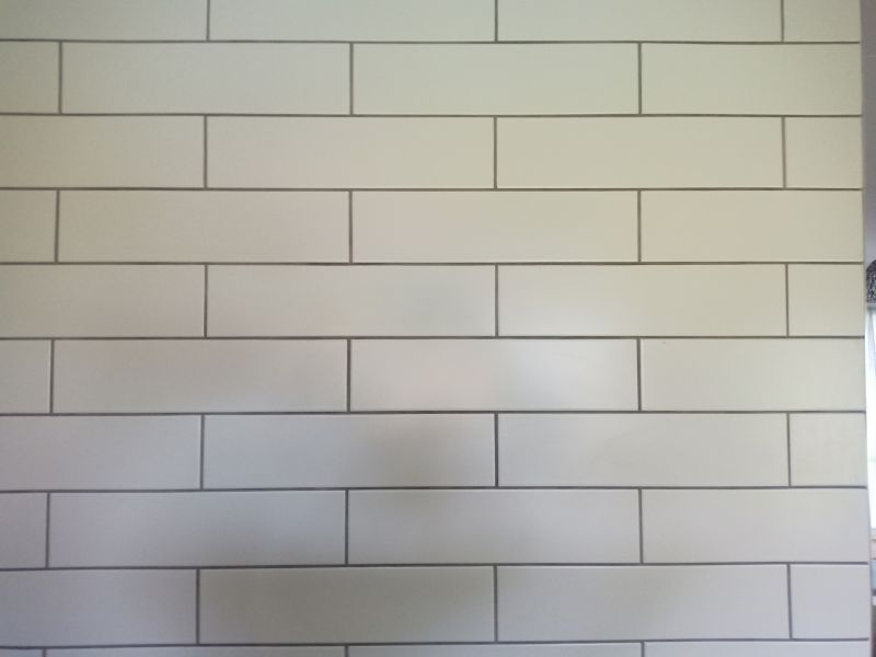 Repaired Grout Lines